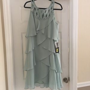 J.R.Nites by Carol Lin sage dress size16